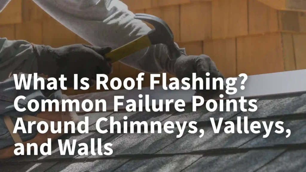 What Is Roof Flashing_ Common Failure Points Around Chimneys, Valleys, and Walls IMage